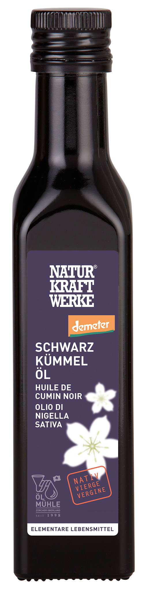 Schwarzkümmelöl nativ 250 ml Demeter
