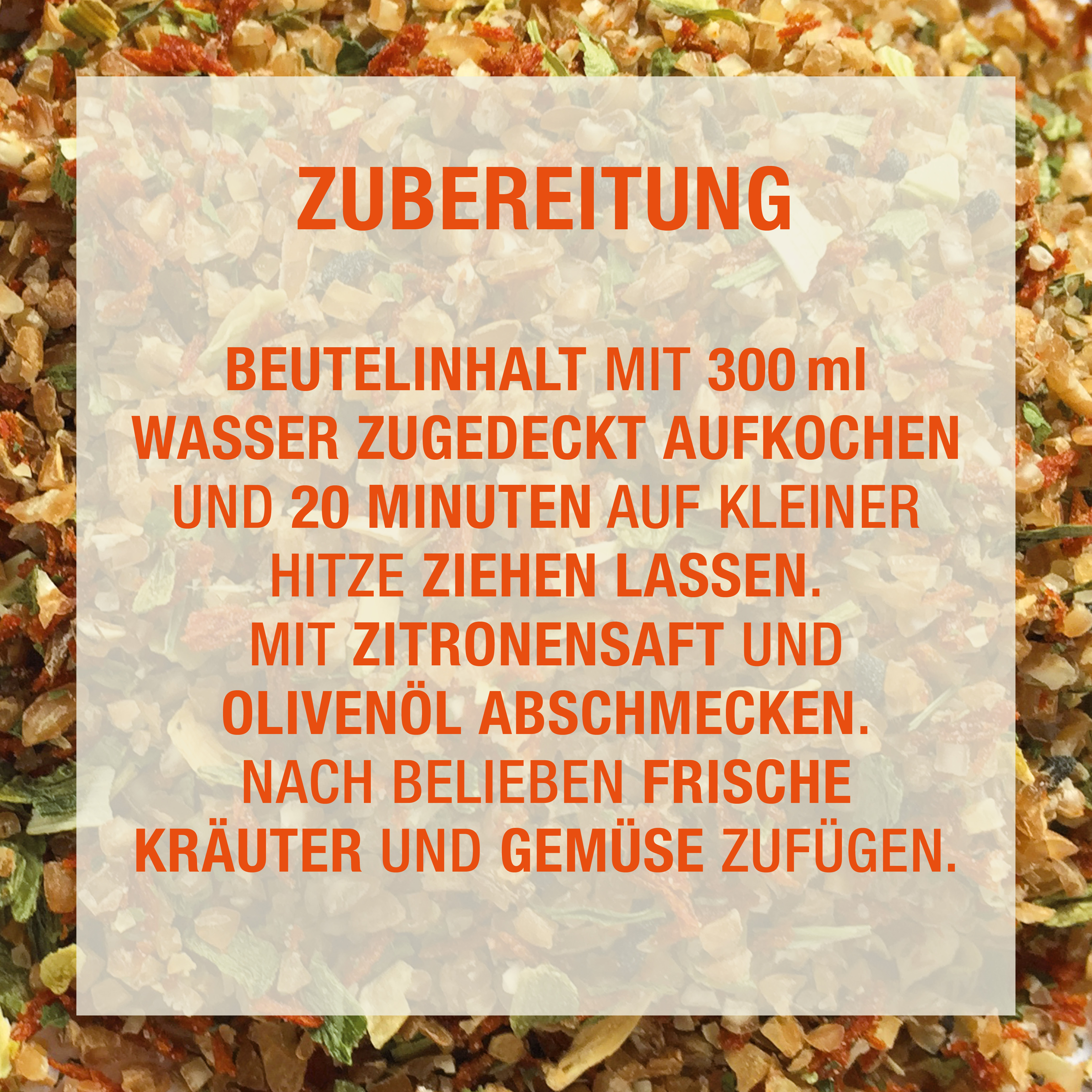 Tabouleh Mix mit Vitamin B12 150 g BIO/kbA
