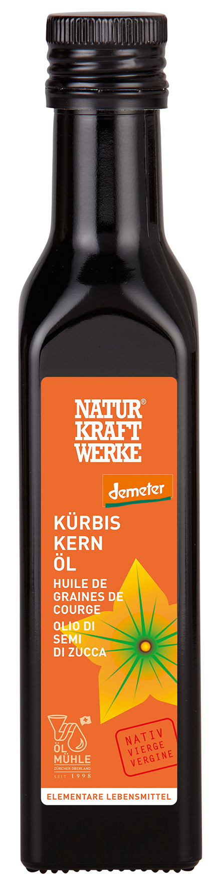 Kürbiskernöl nativ 250 ml Demeter