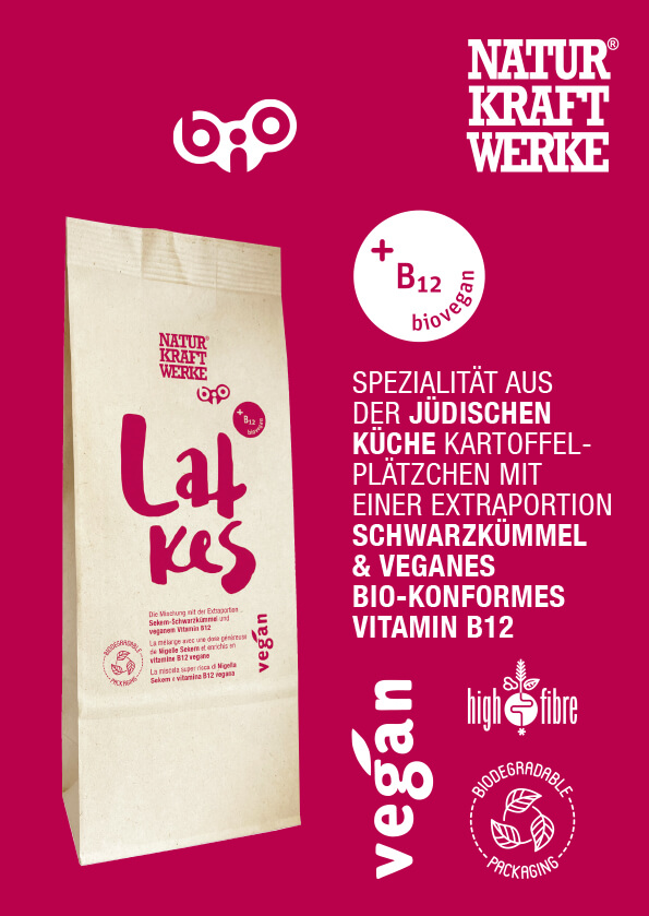 Latkes Mix mit Vitamin B12 100 g BIO/kbA