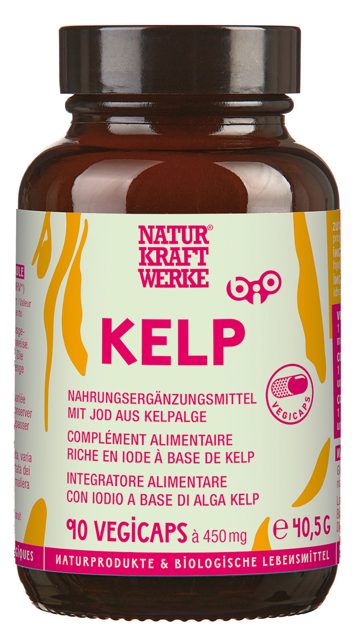 Kelp 90 Vegicaps à 450 mg BIO/kbA