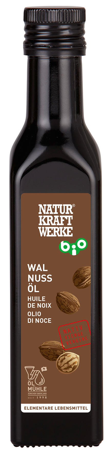 Walnussöl nativ 250 ml BIO/kbA