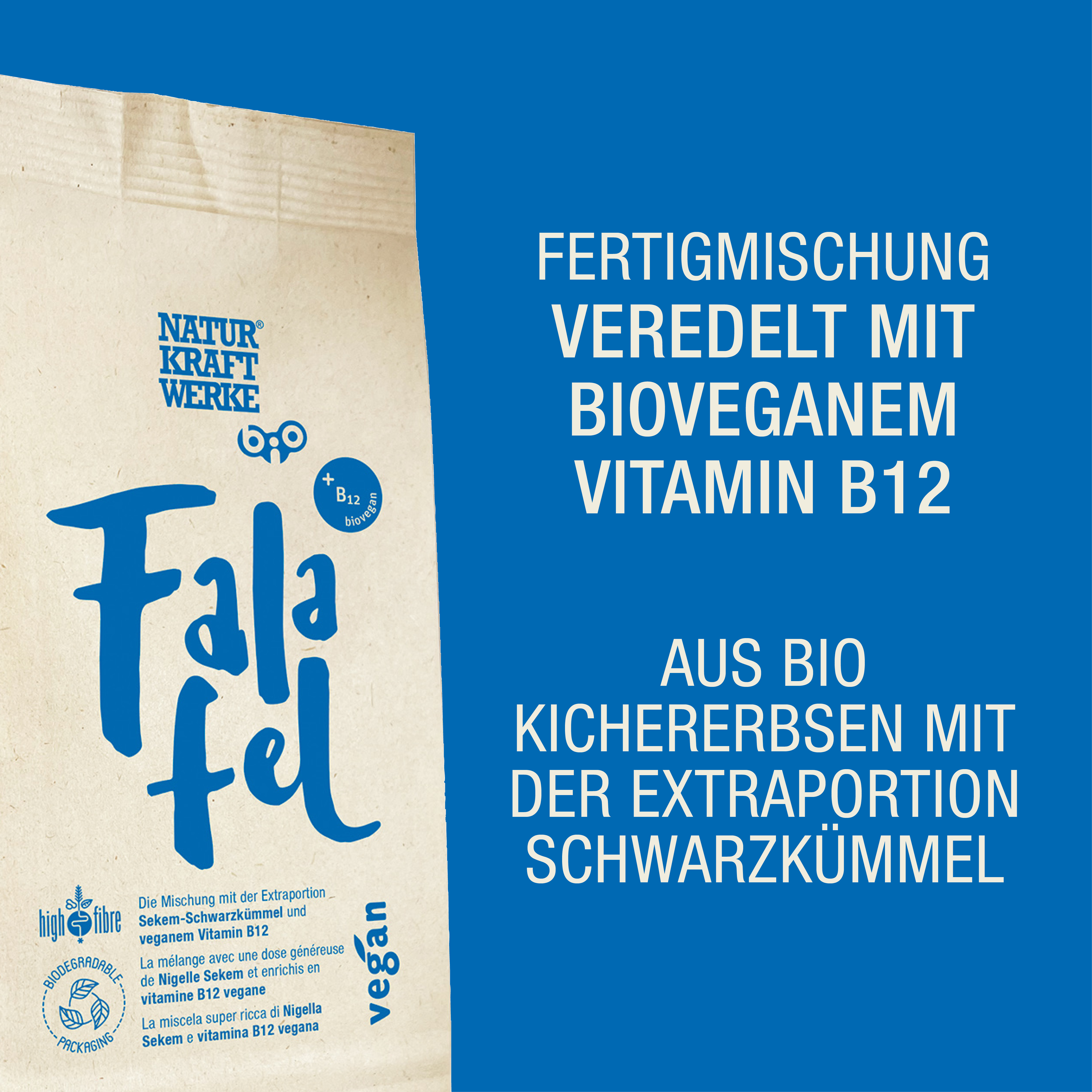 Falafel Mix mit Vitamin B12 150 g BIO/kbA