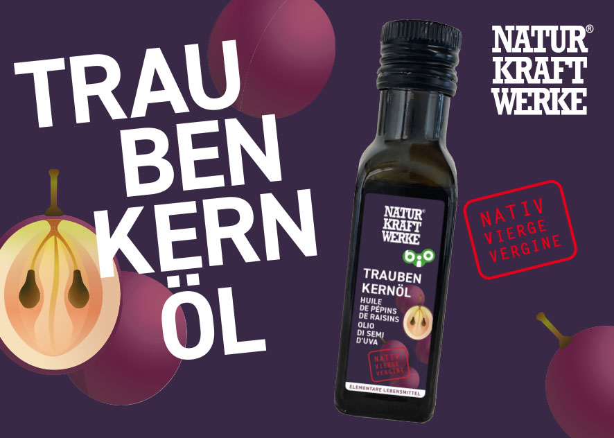 Traubenkernöl nativ 100 ml BIO/kbA