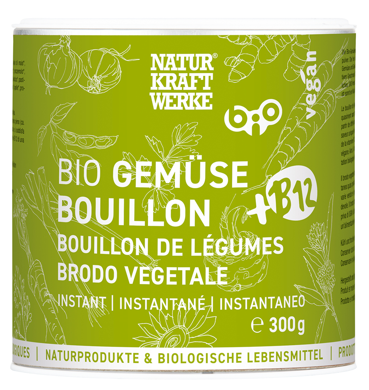 Gemüse Bouillon mit B12 300 g BIO/kbA