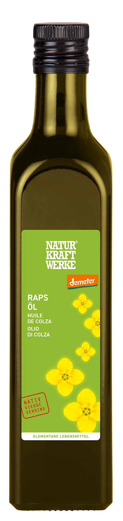 Rapsöl nativ 500 ml Demeter