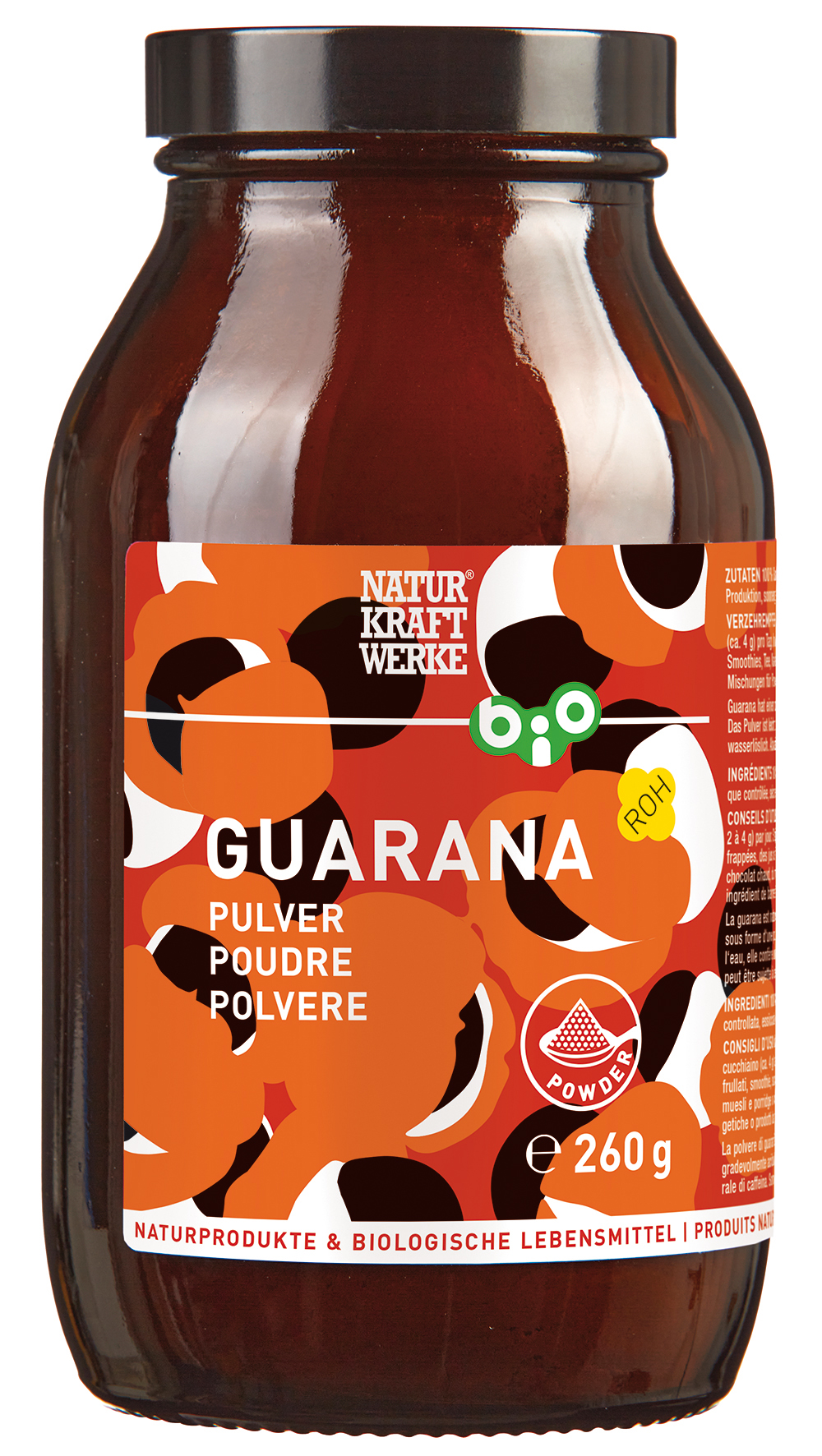 Guarana Pulver 260 g BIO/kbA