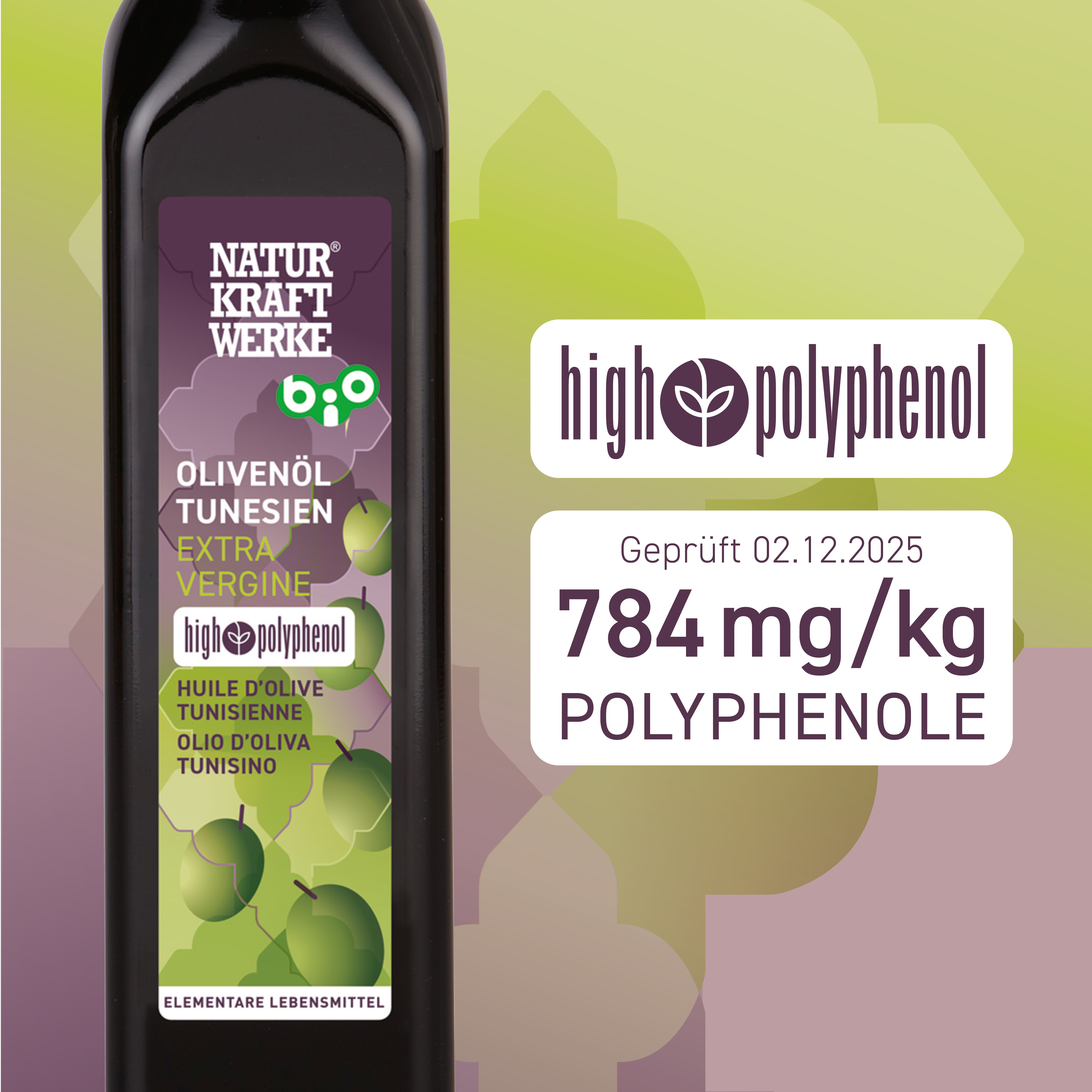 Olivenöl Tunesien extra vergine 250 ml BIO/kbA