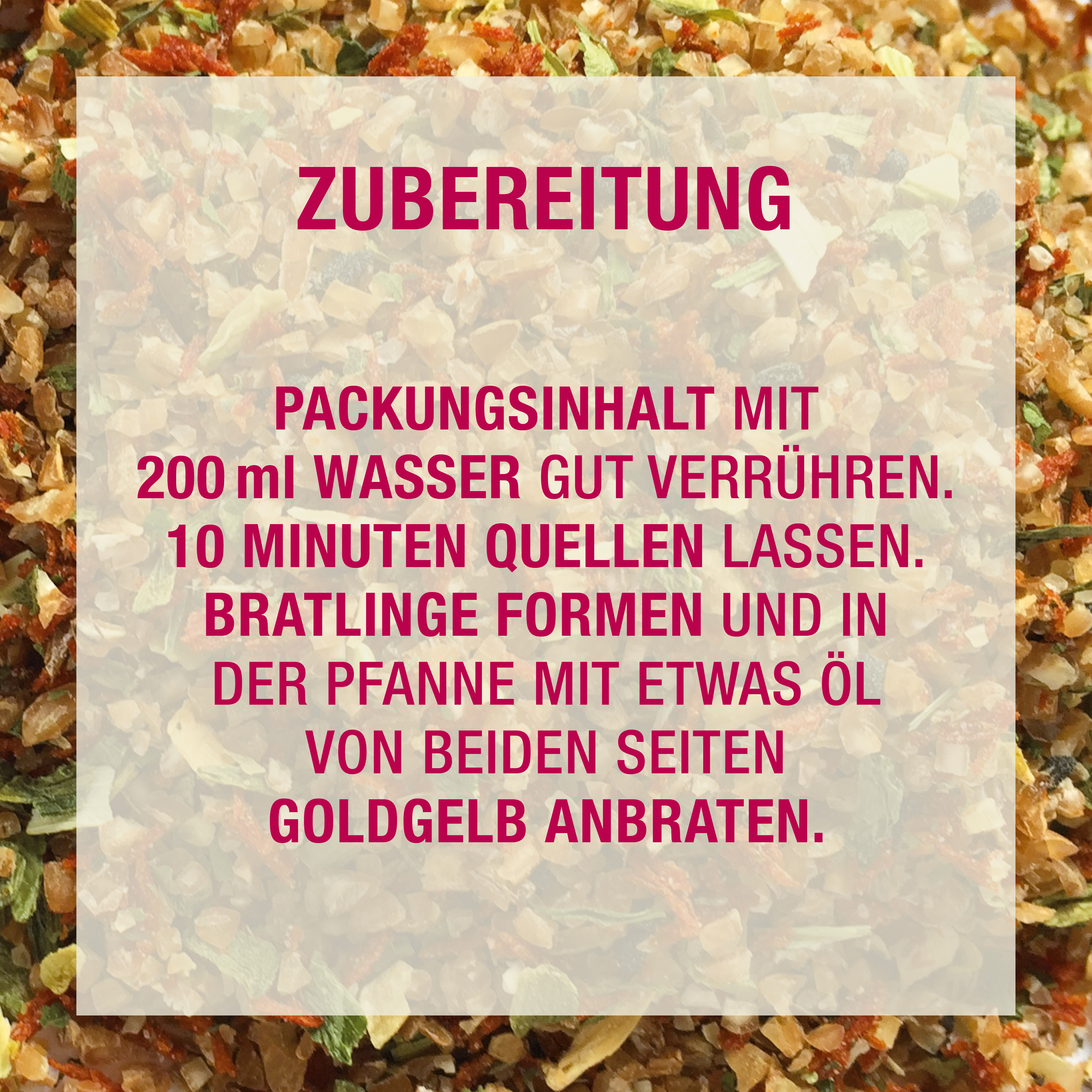Latkes Mix mit Vitamin B12 100 g BIO/kbA