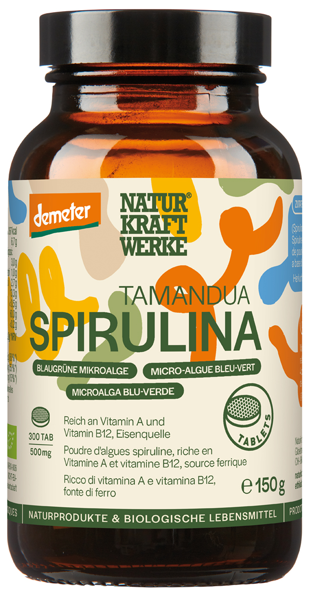 Spirulina Tamandua 300 Presslinge 150 g Demeter