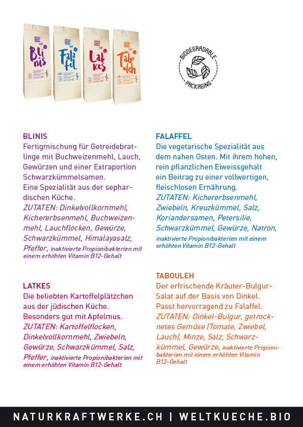 Falafel Mix mit Vitamin B12 500 g BIO/kbA