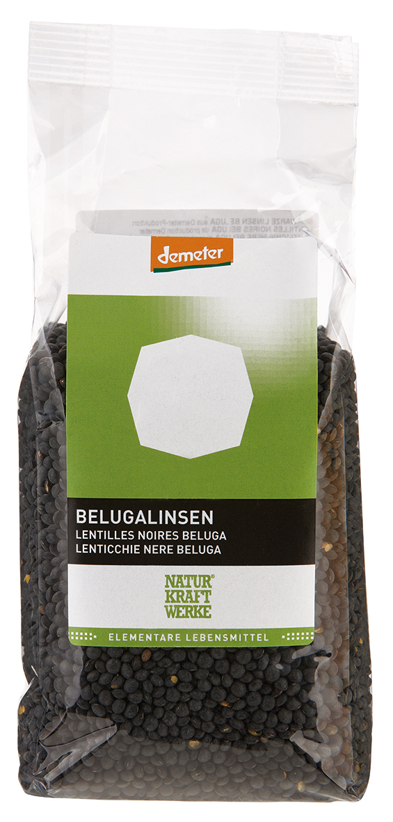Belugalinsen 400 g Demeter