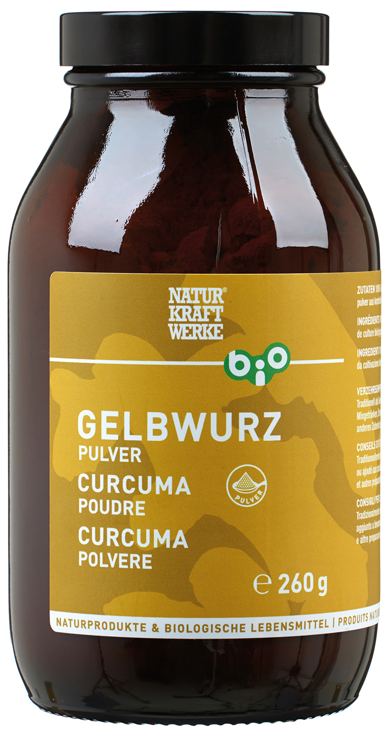 Gelbwurz / Kurkuma Pulver 260 g BIO/kbA