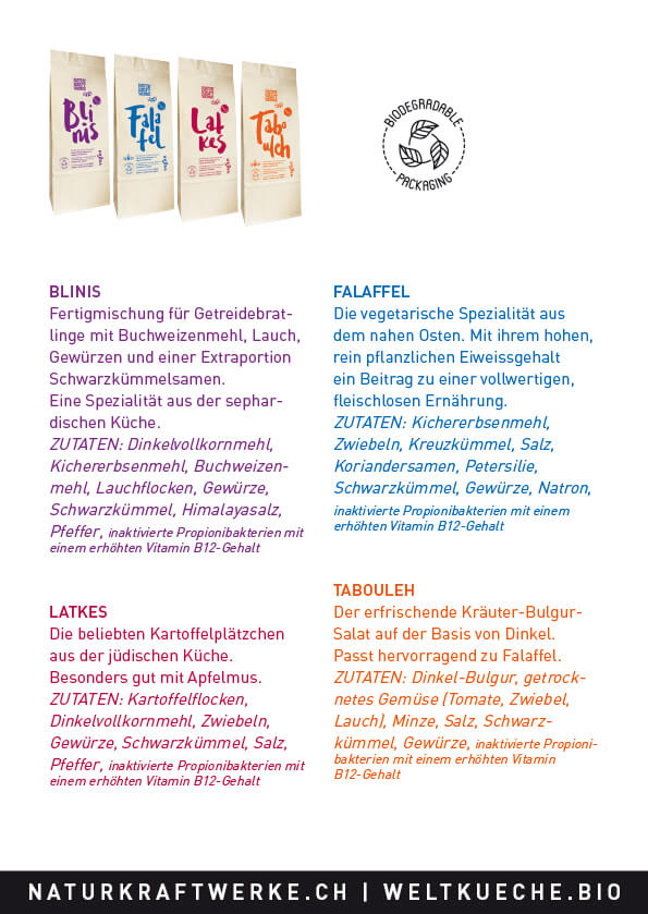 Latkes Mix mit Vitamin B12 100 g BIO/kbA