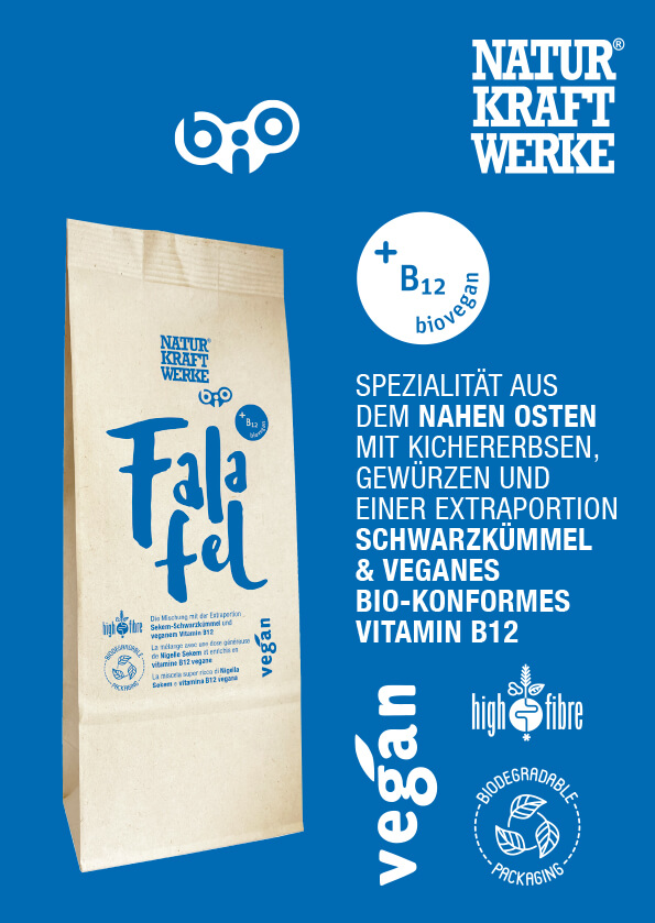 Falafel Mix mit Vitamin B12 150 g BIO/kbA
